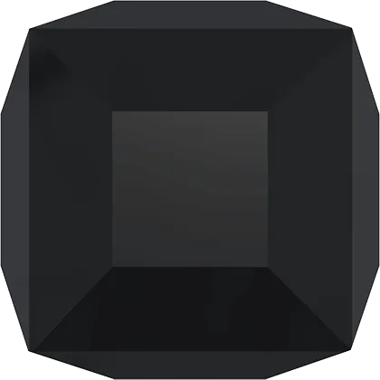5601 Swarovski Cube Beads, Jet (280)