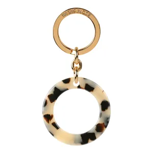 Circle Light Tortoiseshell Keyring