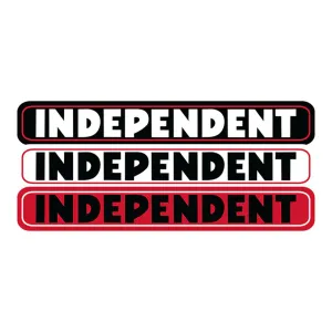 Independent - Bar Logo 8" Sticker