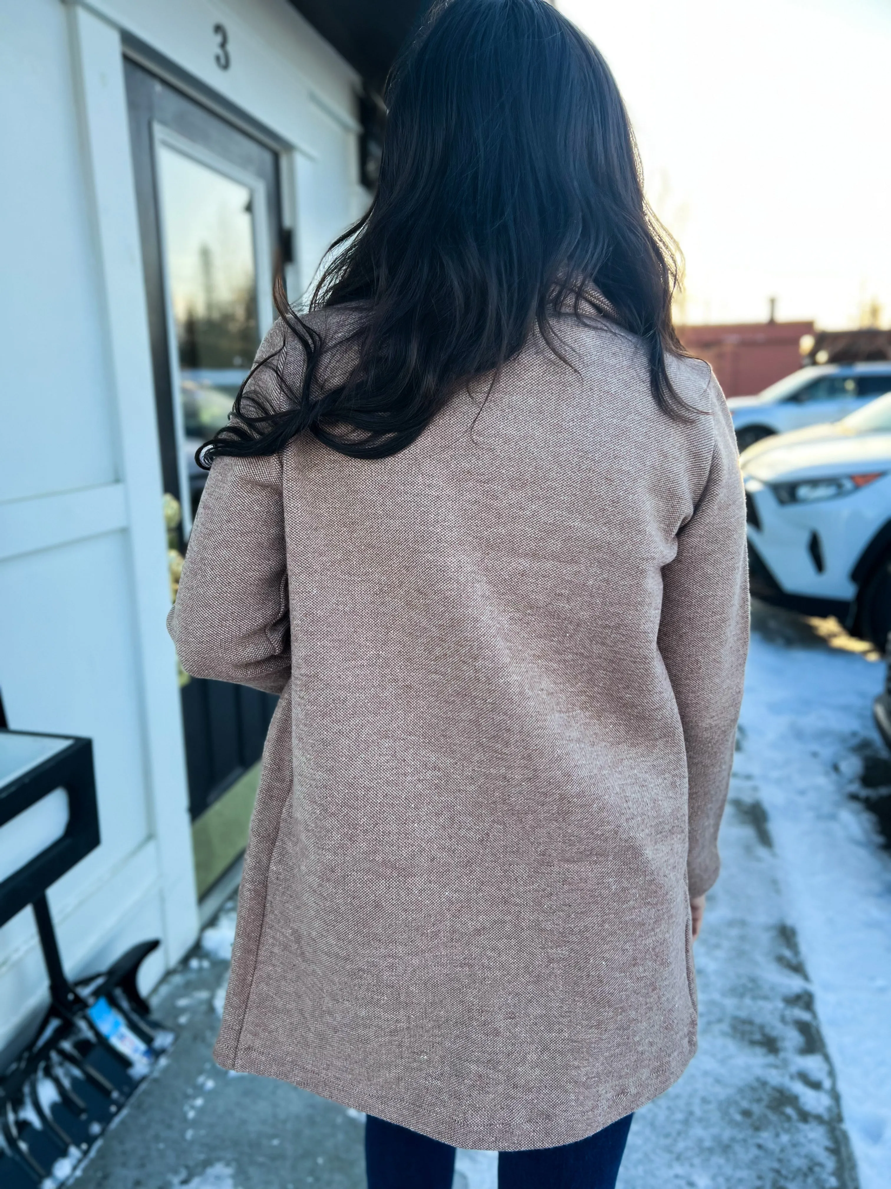 Kenzie Coat- Neutral Brown