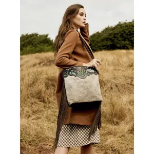 Myra Bag Crown Hand Tooled Bag