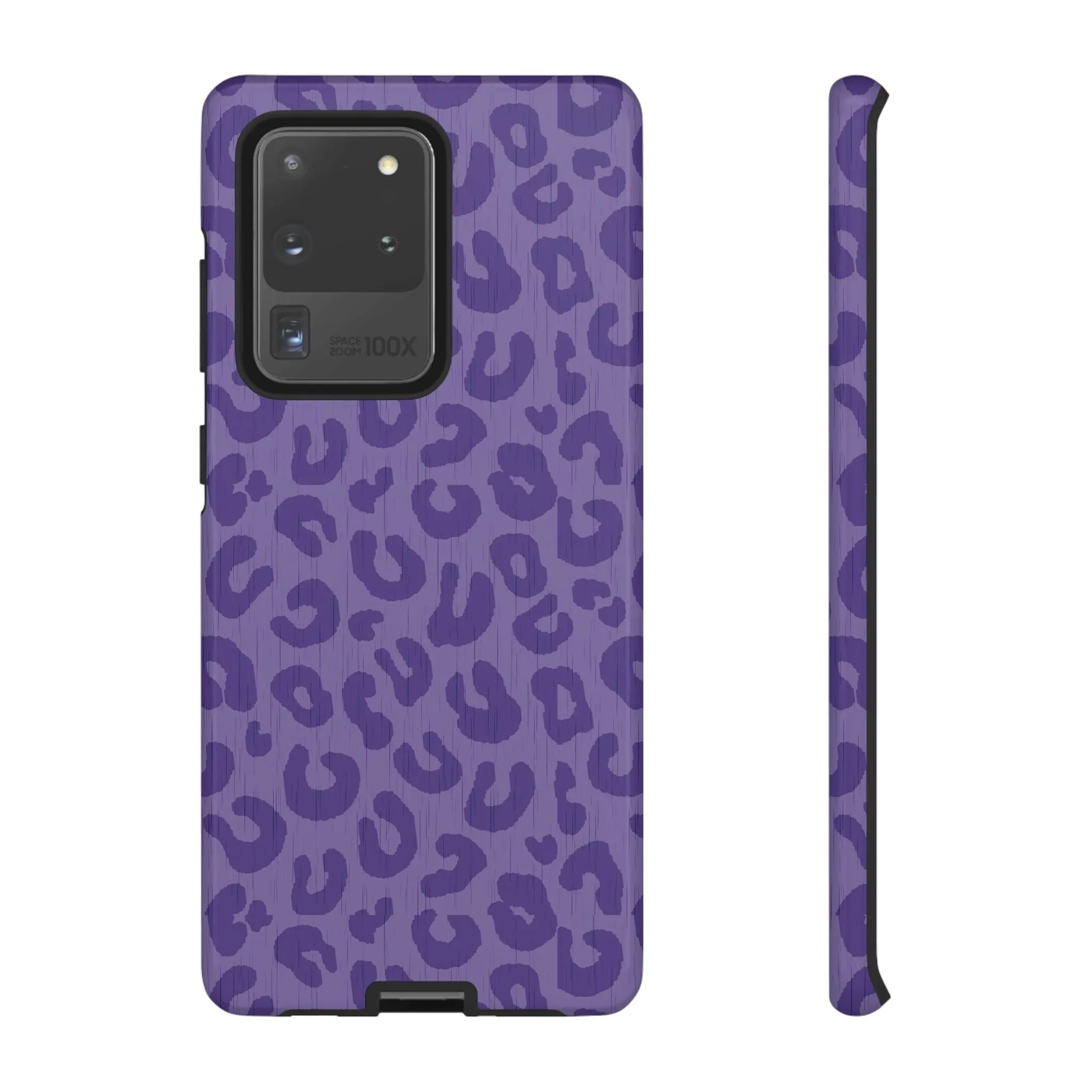 Purple Cheetah Cell Phone Tough Case - Various Styles/Sizes