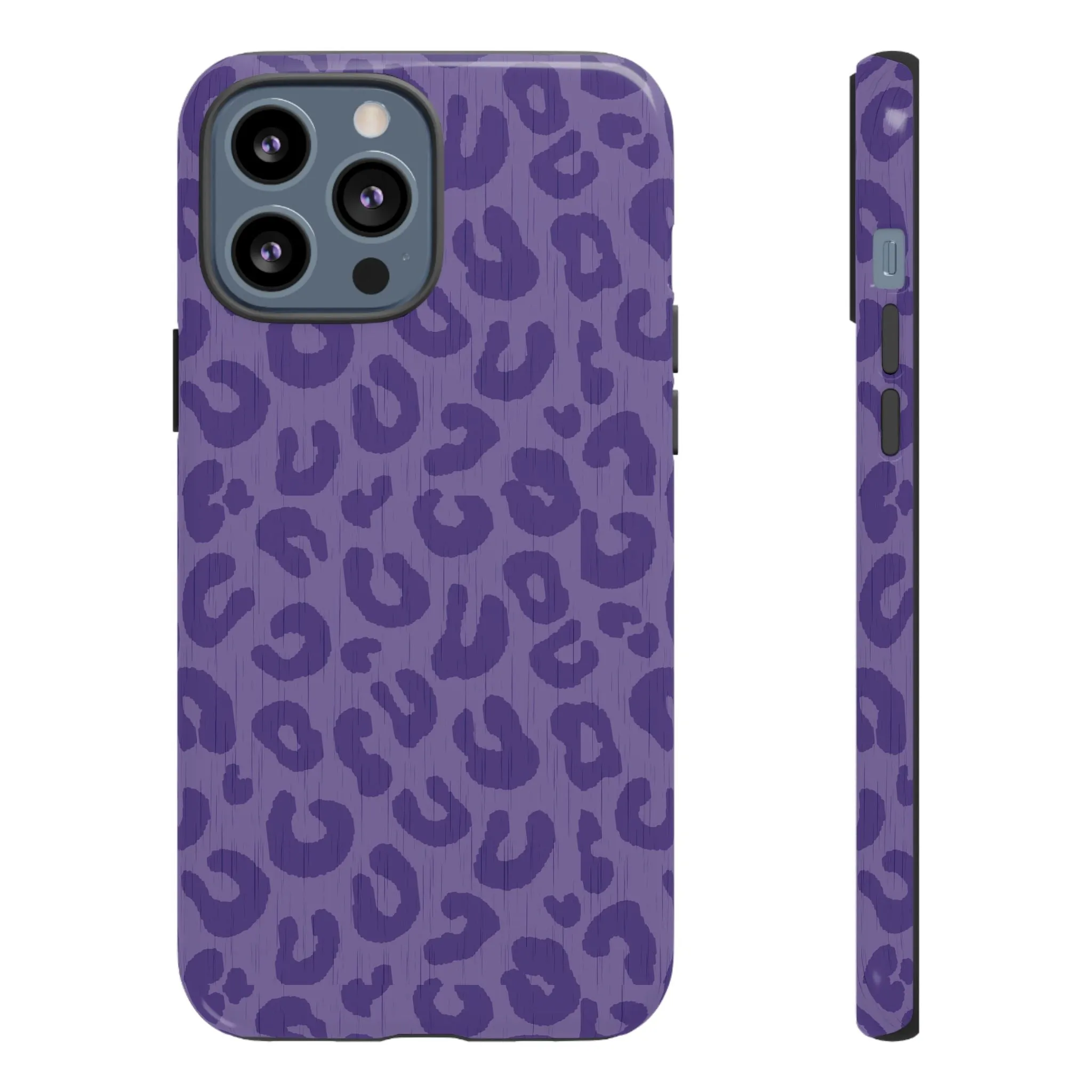 Purple Cheetah Cell Phone Tough Case - Various Styles/Sizes