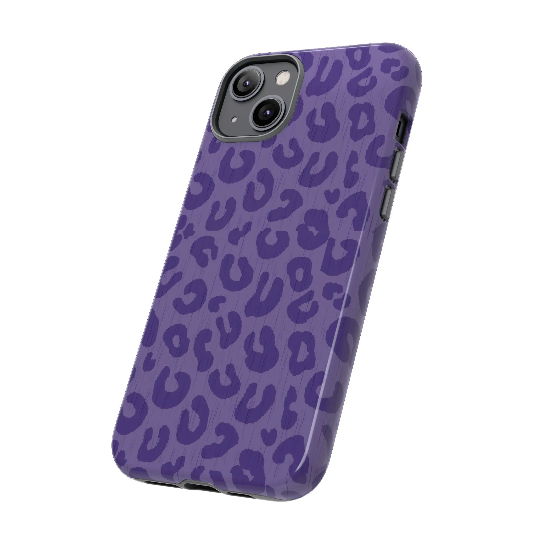 Purple Cheetah Cell Phone Tough Case - Various Styles/Sizes
