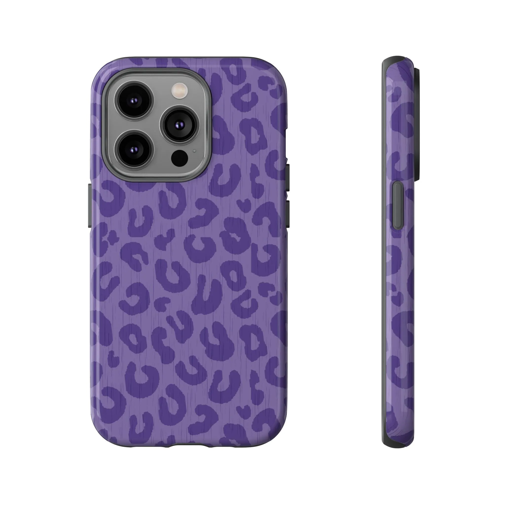 Purple Cheetah Cell Phone Tough Case - Various Styles/Sizes