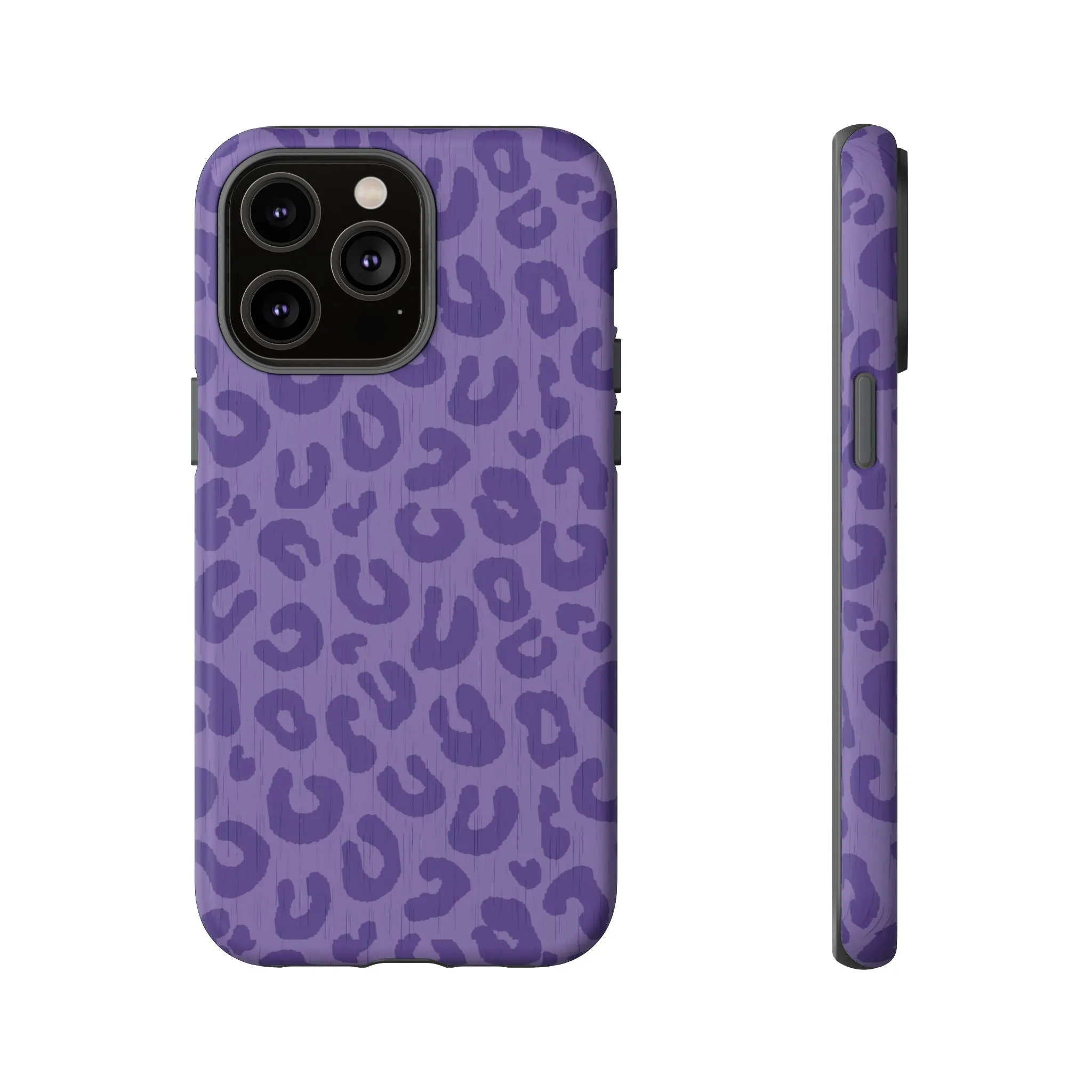 Purple Cheetah Cell Phone Tough Case - Various Styles/Sizes