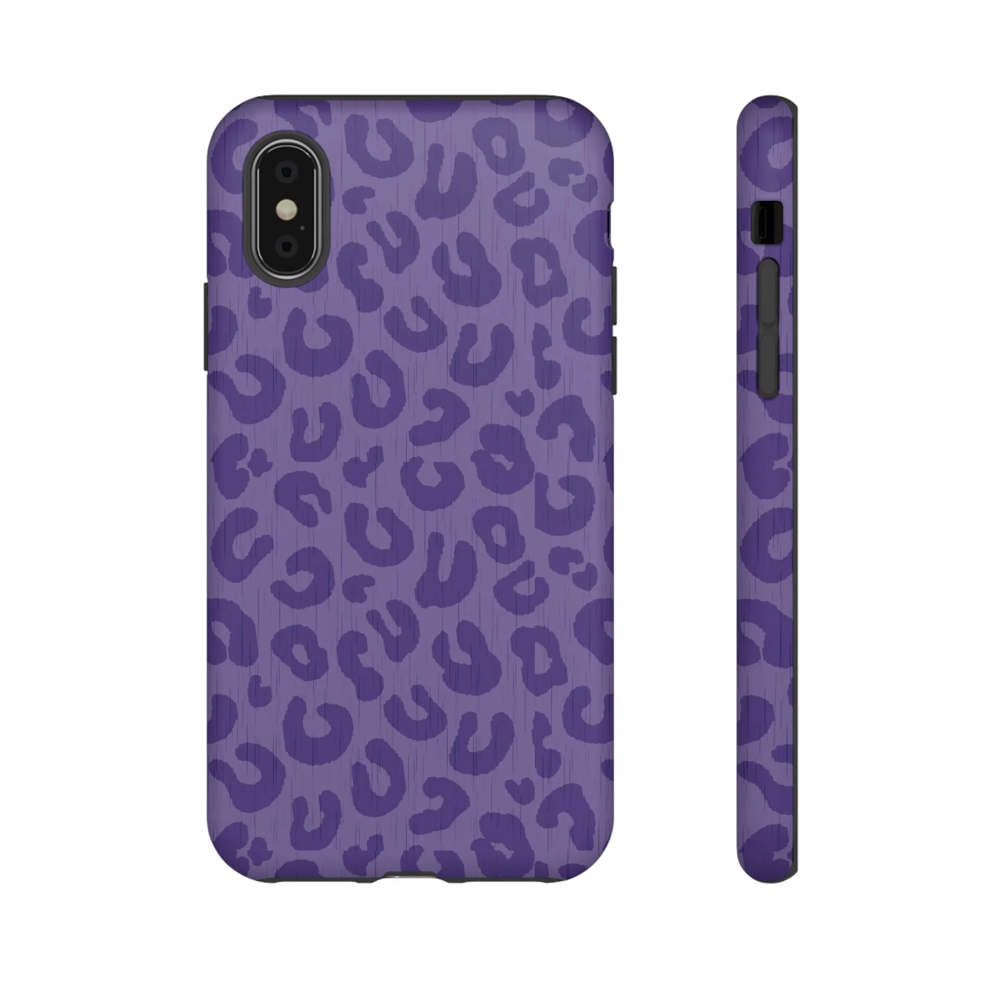 Purple Cheetah Cell Phone Tough Case - Various Styles/Sizes