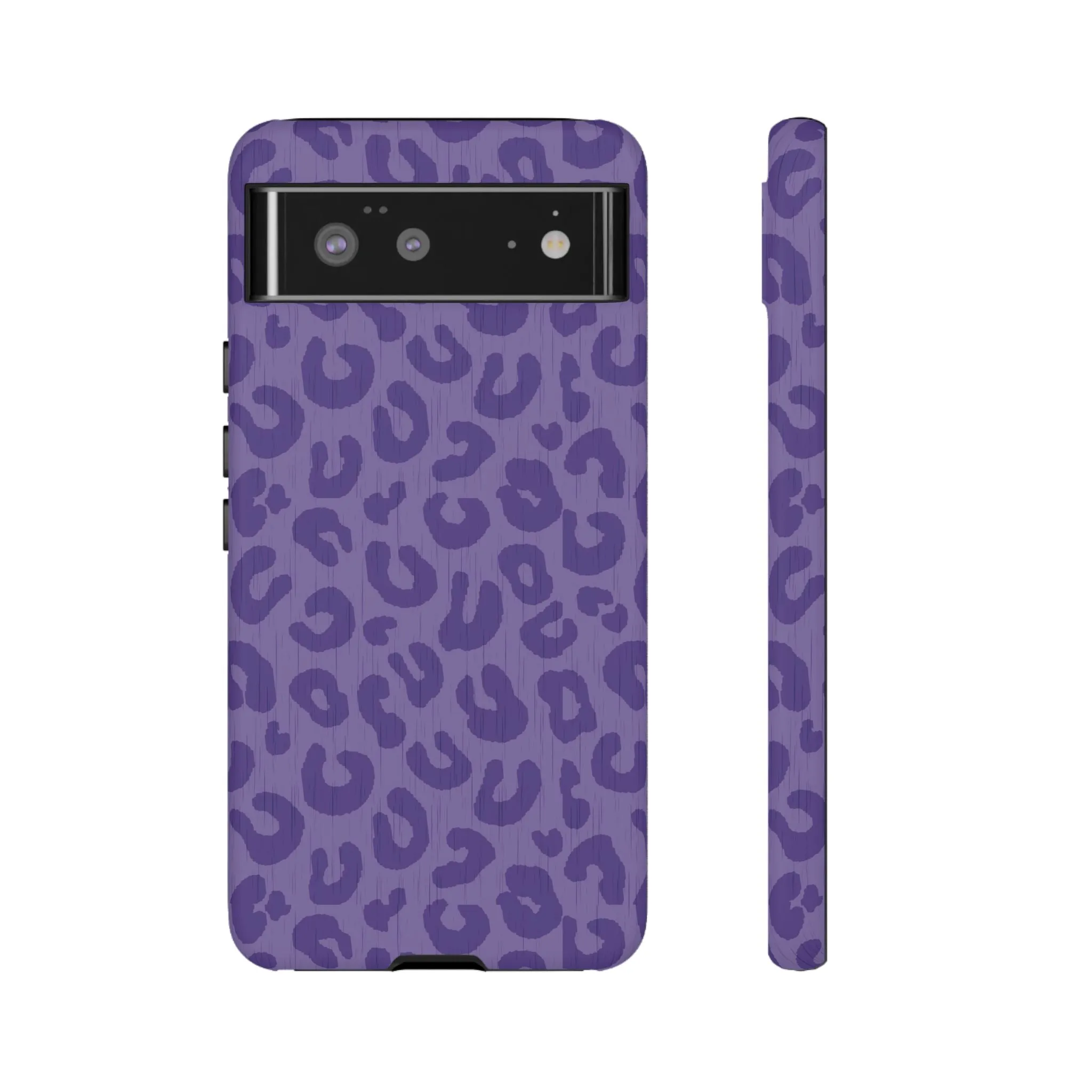 Purple Cheetah Cell Phone Tough Case - Various Styles/Sizes