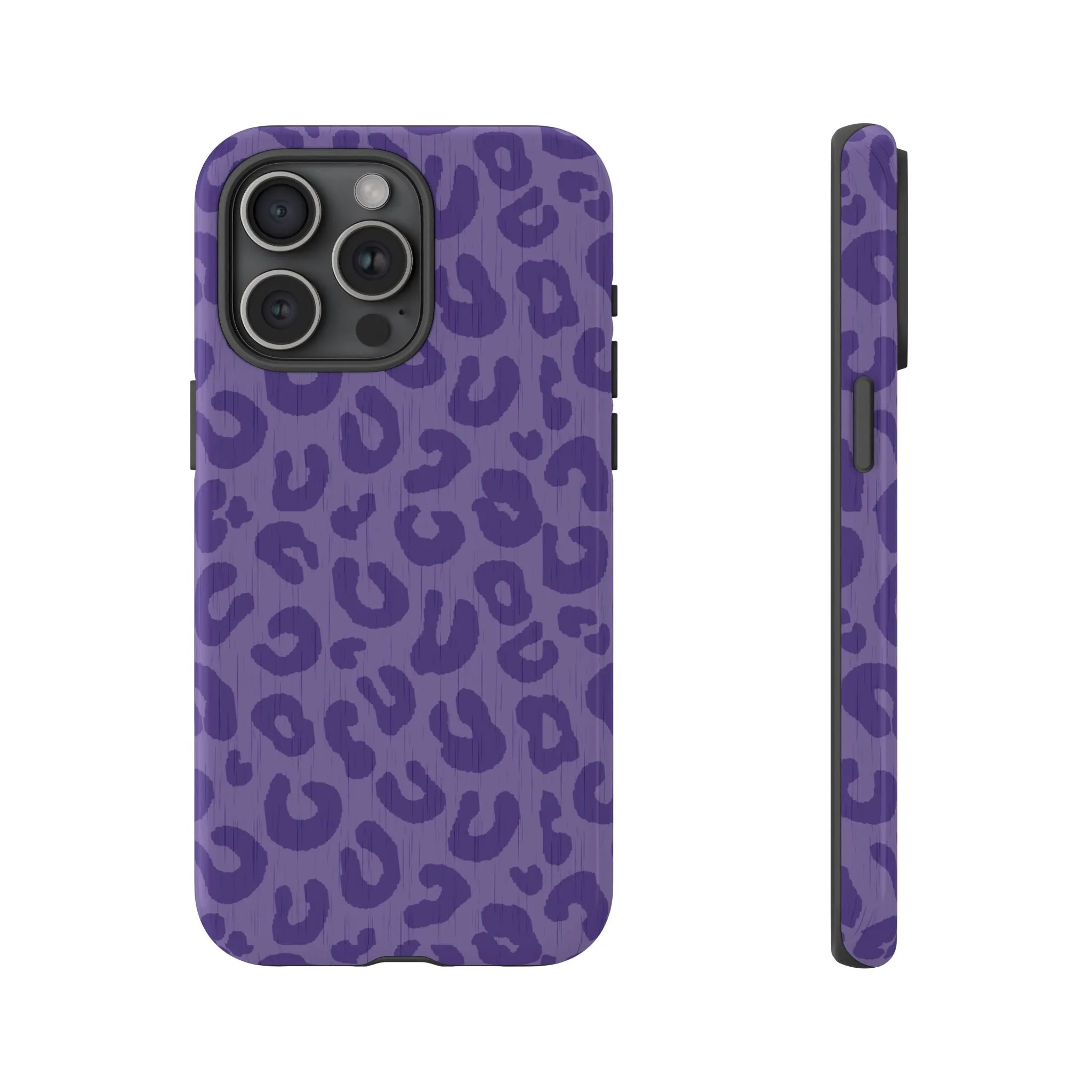 Purple Cheetah Cell Phone Tough Case - Various Styles/Sizes