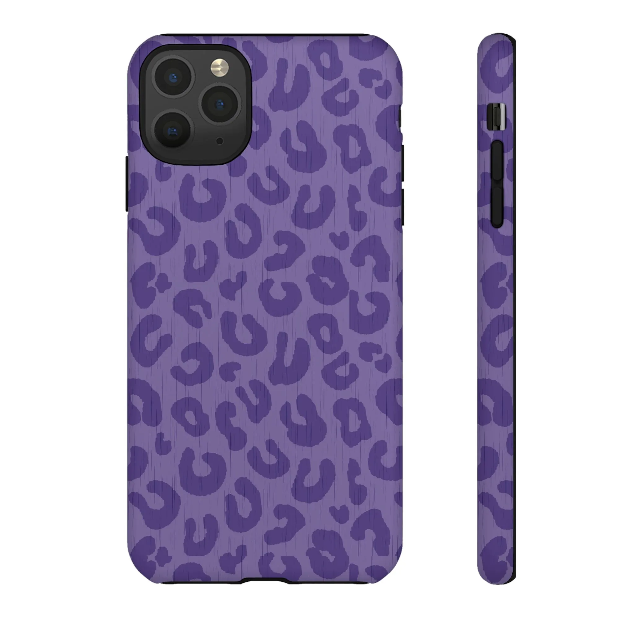 Purple Cheetah Cell Phone Tough Case - Various Styles/Sizes
