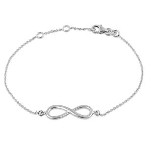 Sterling Silver Infinity Bracelet
